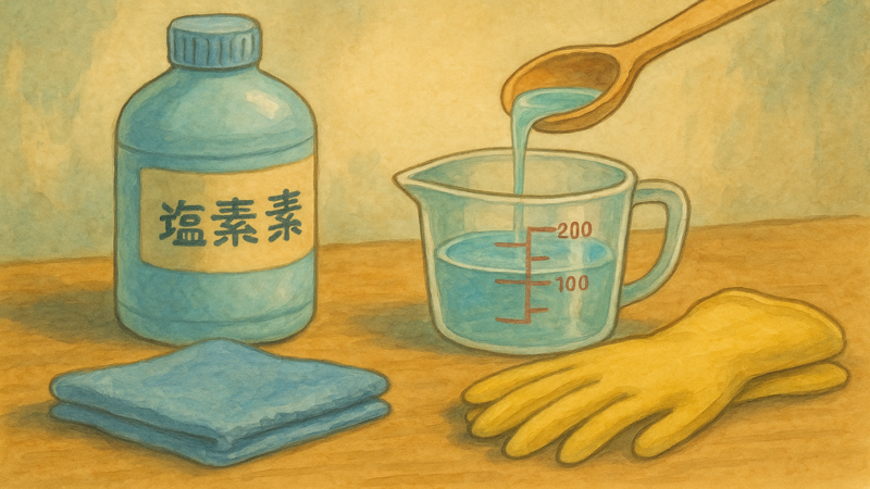 4.次亜塩素酸ナトリウムの正しい使い方と希釈方法【実践ガイド】