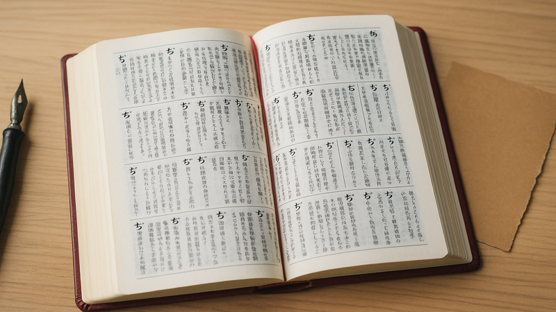 2.「ぢ」で始まる言葉の具体例一覧