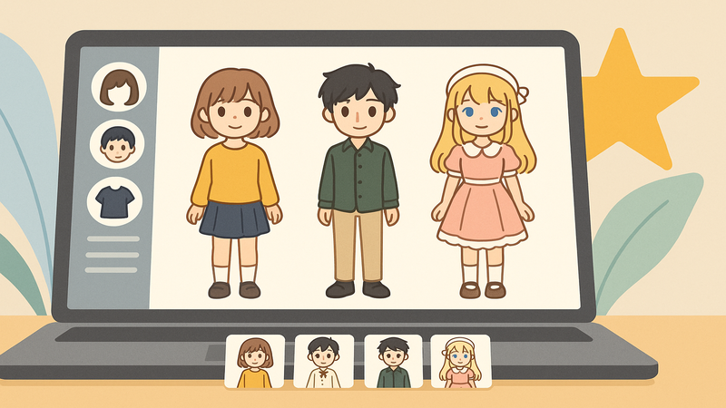 2.【厳選15選】おすすめ着せ替えメーカー全身対応サービス