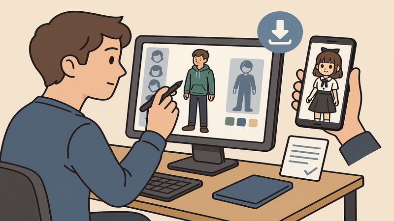4.着せ替えメーカー全身を使いこなすコツと活用法