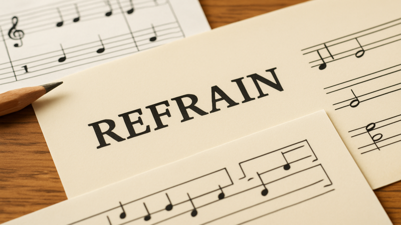 3.リフレインという言葉の本来の意味と音楽での役割