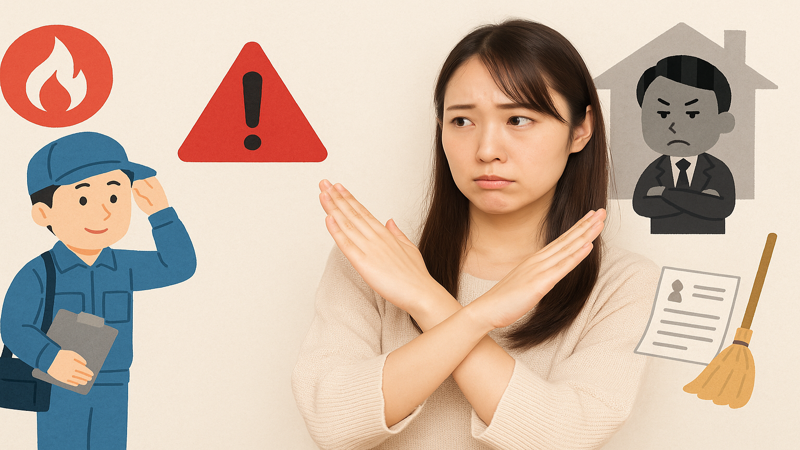 3.ガス点検を受ける際の注意点とリスク